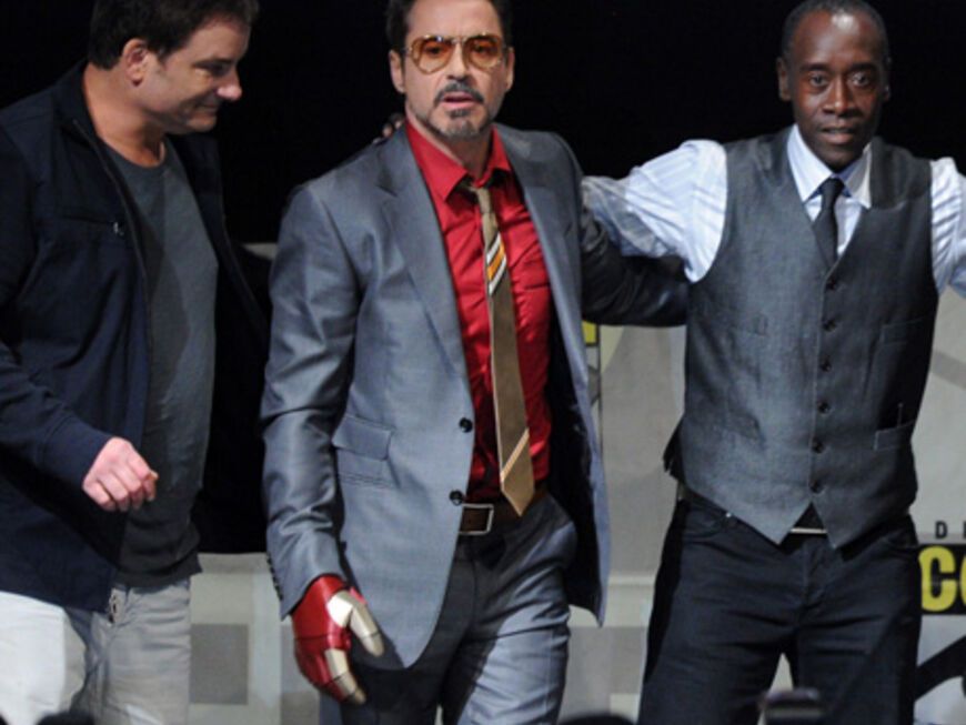 Robert Downey Jr., Don Cheadle und Jon Favreau sprechen über 'Iron Man 3'