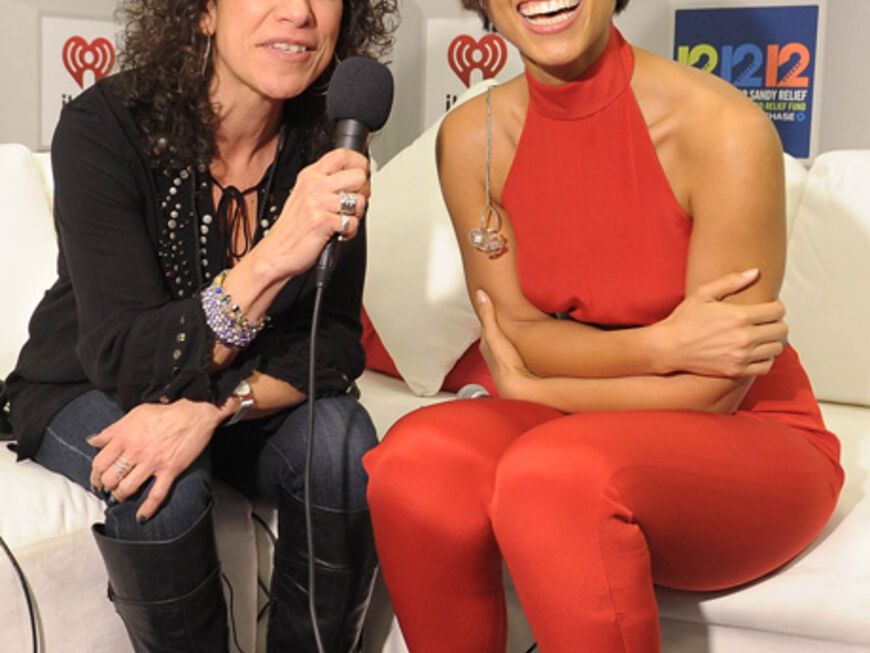 Ein Fernsehereignis für den guten Zweck: Superstar Alicia Keys kurz danach im Interview mit Maria Milito