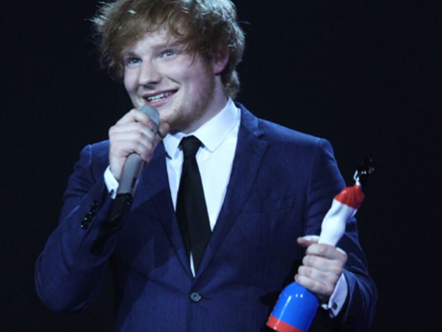 Newcomer Ed Sheeran gehörte zu den Preisträgern
