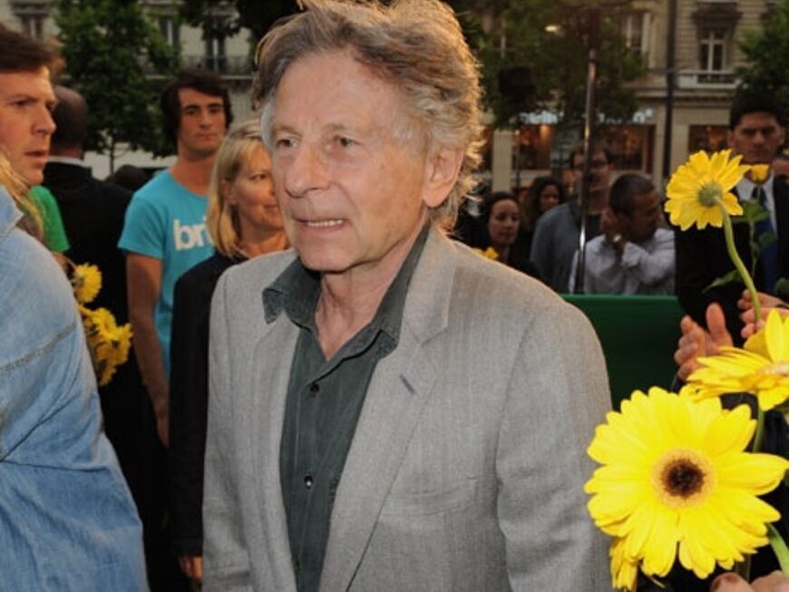 Roman Polanski besuchte die "Brüno" Premiere in Paris