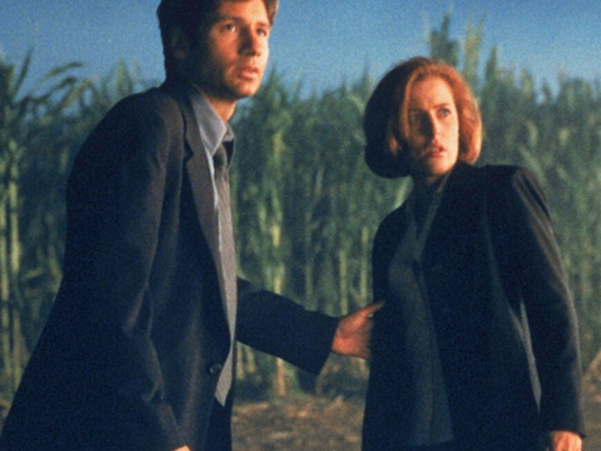 Dana Scully und Fox Mulder in "Akte X"