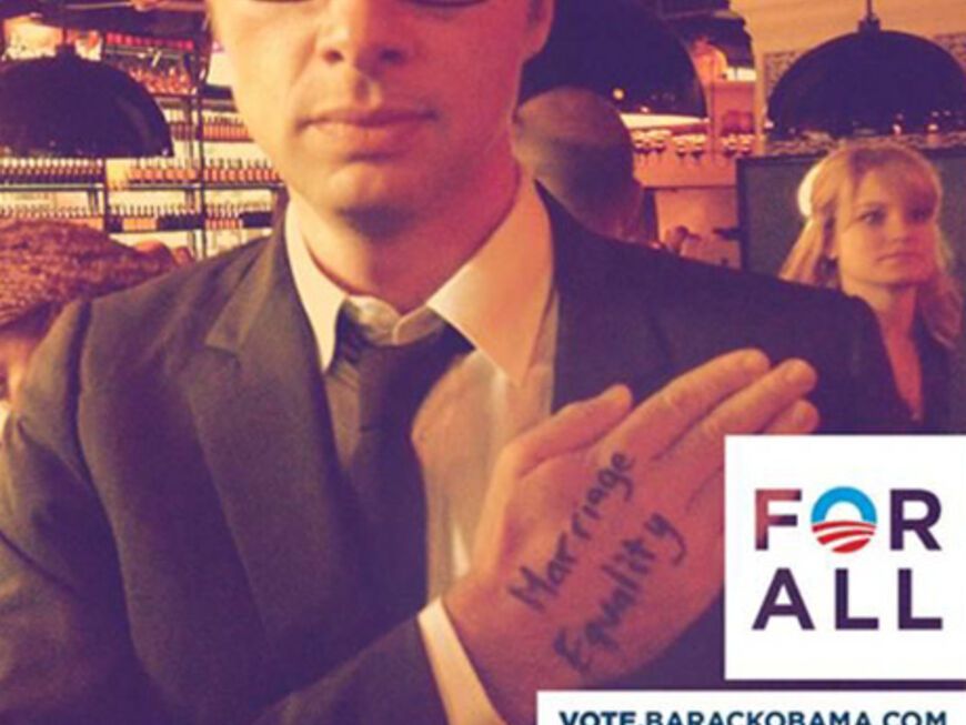 "Scrups"-Hauptdarsteller Zach Braff spricht sich für Obama und für die gleichgeschlechtliche Ehe aus