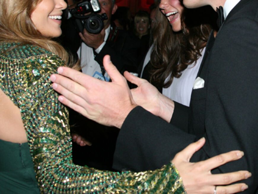 Jennifer Lopez konnte sich ein Gespräch mit dem britischen Royals nicht entgehen lassen