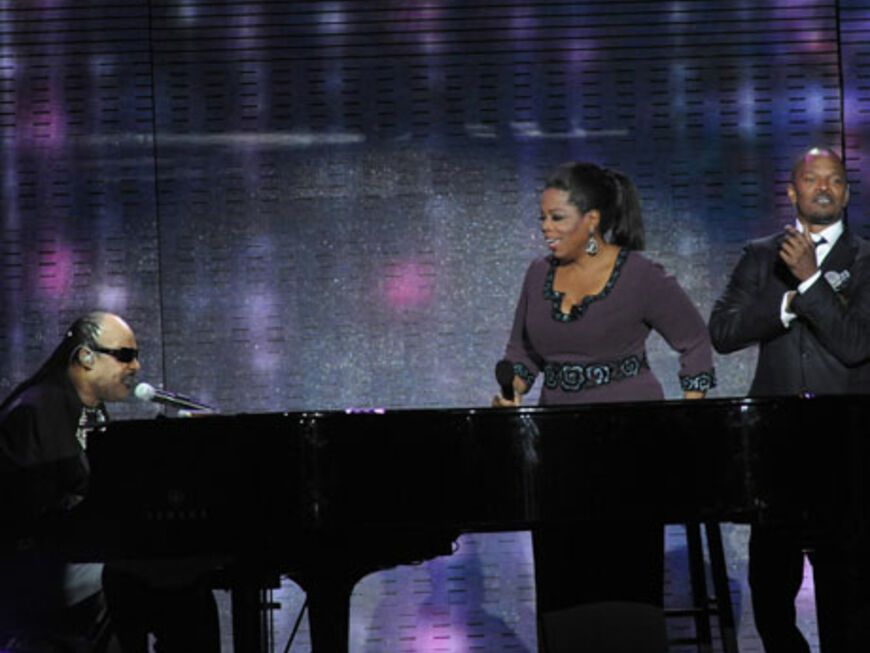 Zum Weinen schön: Stevie Wonder singt für Oprah