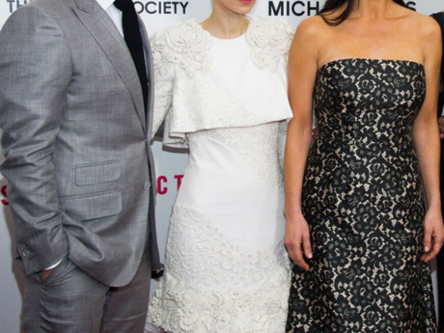 Am Donnerstag, 31. Januar, feierten hochkarätige Stars in New York die Premiere des Psycho-Thrillers "Side Effects". Mit dabei die Darsteller´ Jude Law, Rooney Mara und Catherine Zeta-Jones (v.l.)