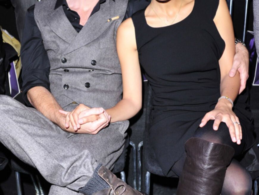 Schauspieler Joseph Fiennes mit Ehefrau Maria Dolores Dieguez bei der Laurel Show