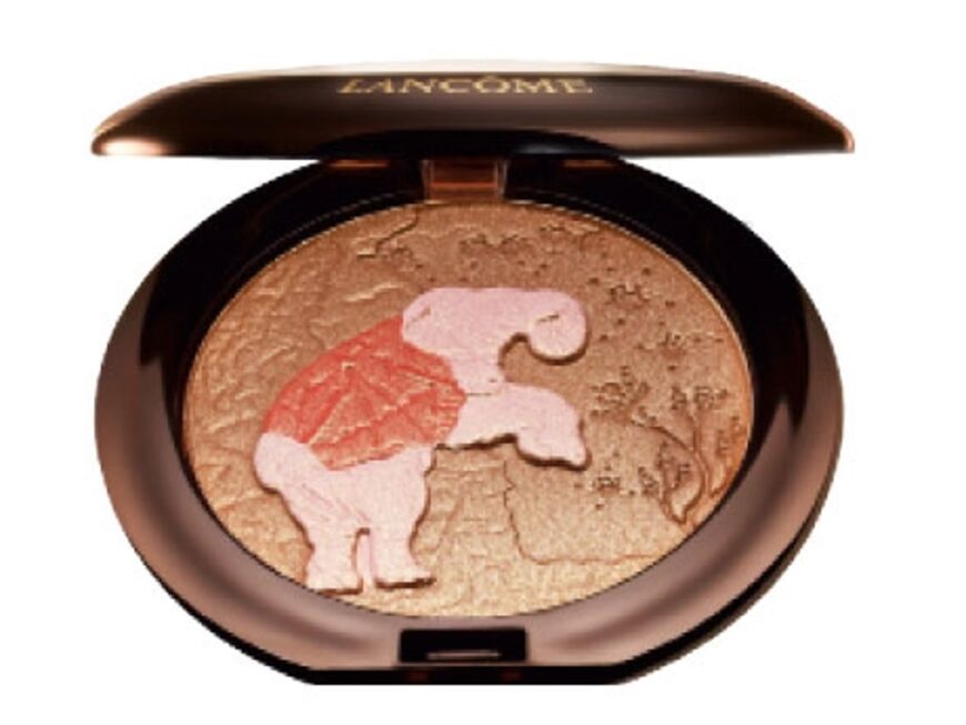 Allround-Bronze-Puder, auch als Highlighter oder Rouge anwendbar: "Poudre Elephant Teint" von Lancôme, ca. 32 Euro, limitiert
