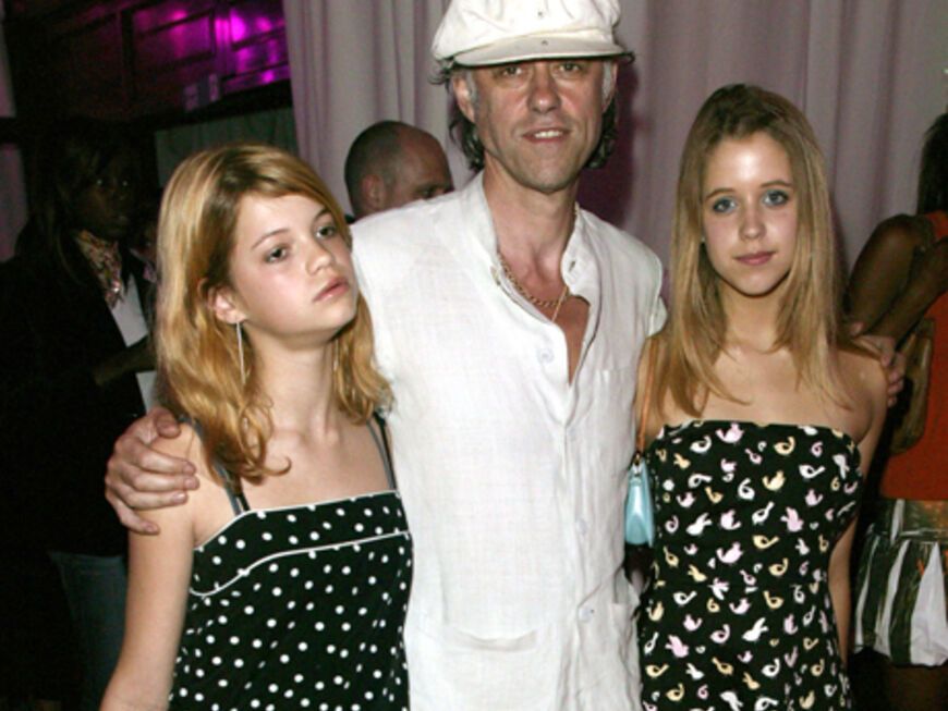 Pixie und Peaches Geldof (mit Papa Bob) wurden "Wild Girls" genannt, weil sie in ihren Teenager-Zeiten nichts ausließen