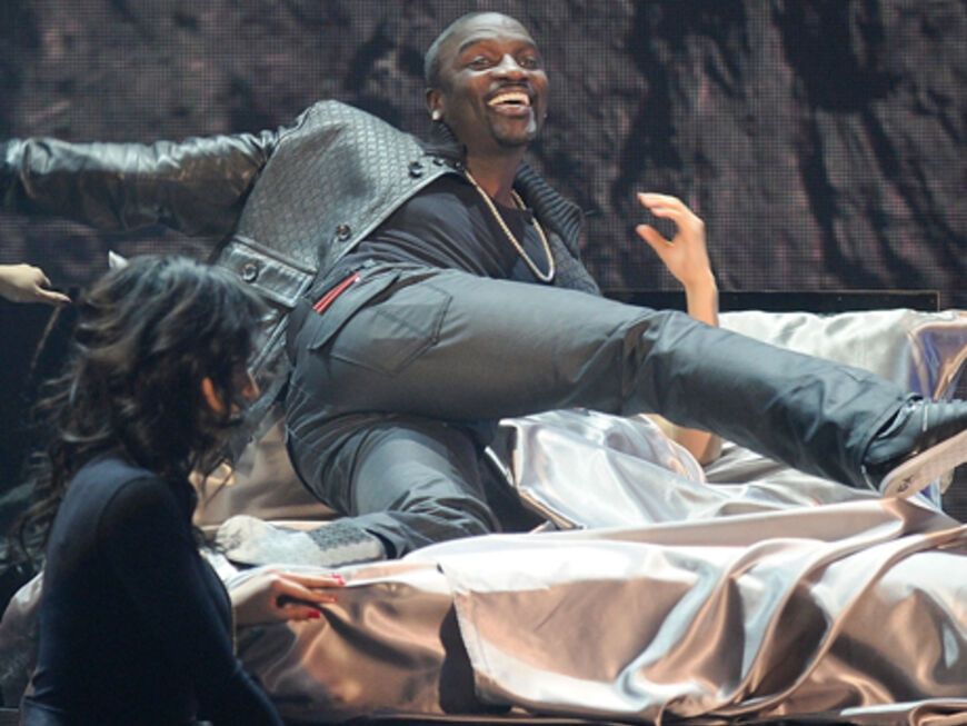 HipHop-Star Akon performte live