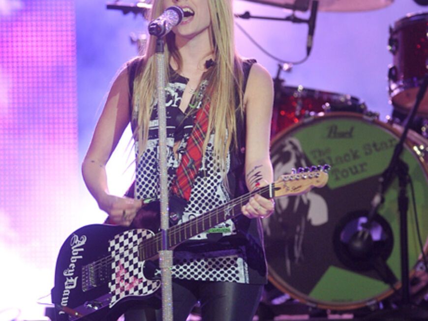 Heimspiel: Die kanadische Sängerin Avril Lavigne war nicht nominiert, sang aber für ihre Fans