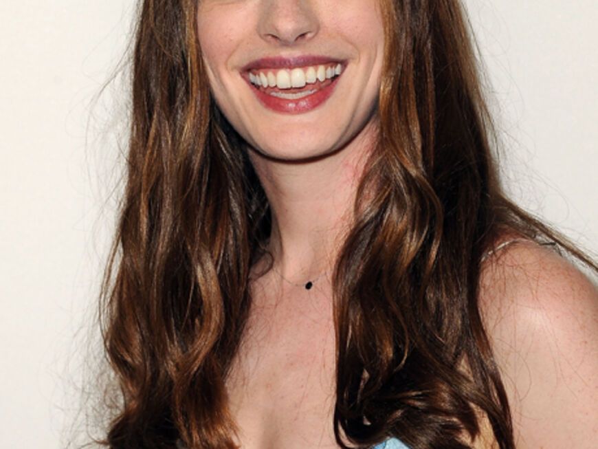 Nur eine kann so schön lächeln: Schauspielerin Anne Hathaway