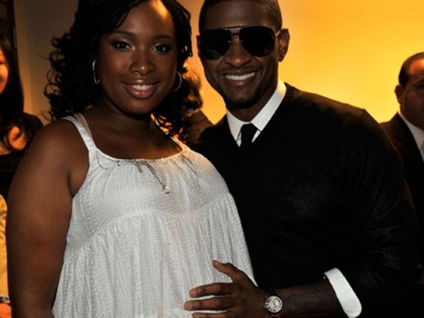 Usher und die schwangere Jennifer Hudson