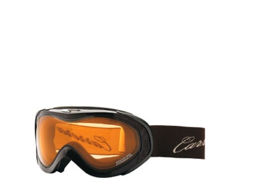 Für Ischgl: Skibrille mit orange getönten Gläsern von Carrera, ca. 80 Euro