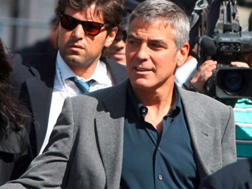 George Clooney möchte sich dafür einsetzen, dass die Erdbebenopfer nicht vergessen werden