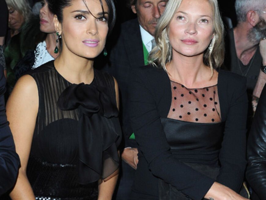 Ladys Night: Kate Moss und Salma Hayek