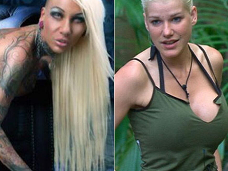 Erotik-Star Kitty Core und Dschungel-Queen Melanie Müller: Beide eint der gleiche Schriftzug auf dem Hintern