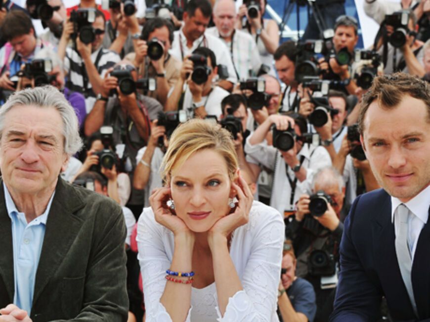 Robert De Niro, Uma Thurman und Jude Law sitzen alle in der diesjährigen Jury der Filmfestspiele