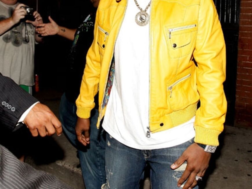 Rapper P. Diddy gab sich gewohnt lässig