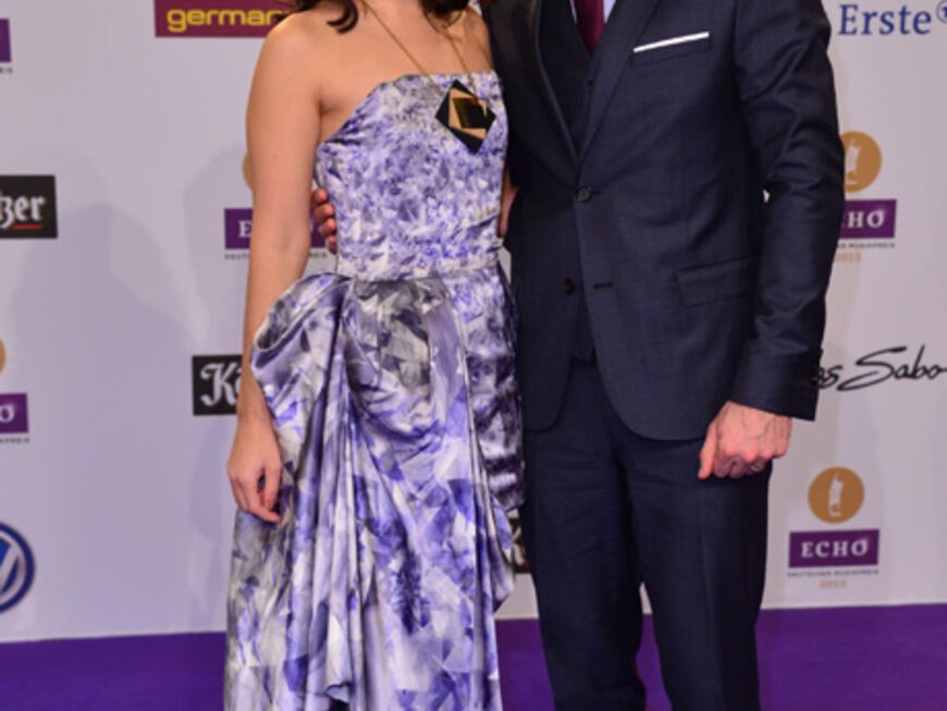 Hübsch! Die britische Wunderstimme Katie Melua mit ihrem Ehemann