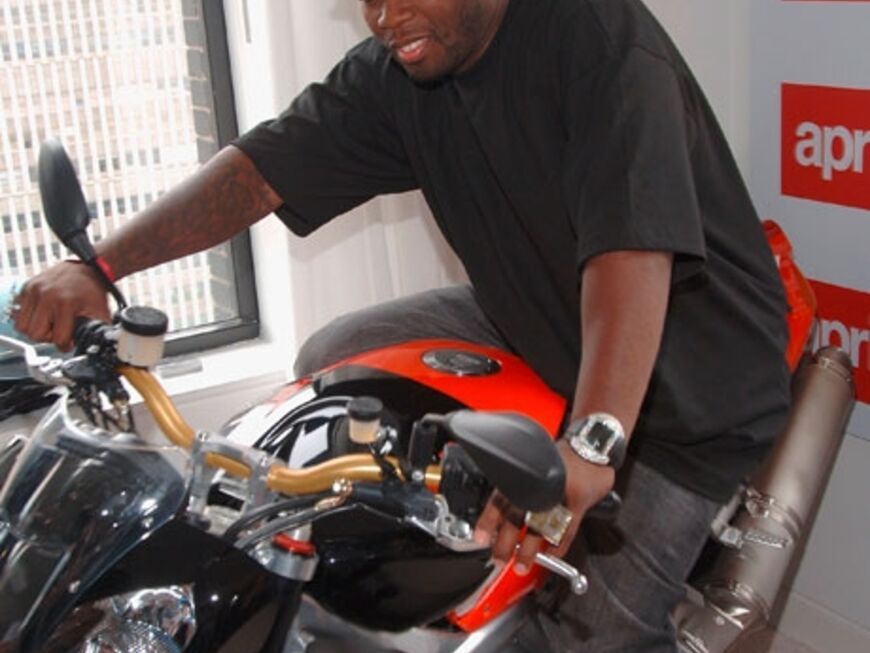 Rapper 50 Cent sucht nach einem passenden Motorrad