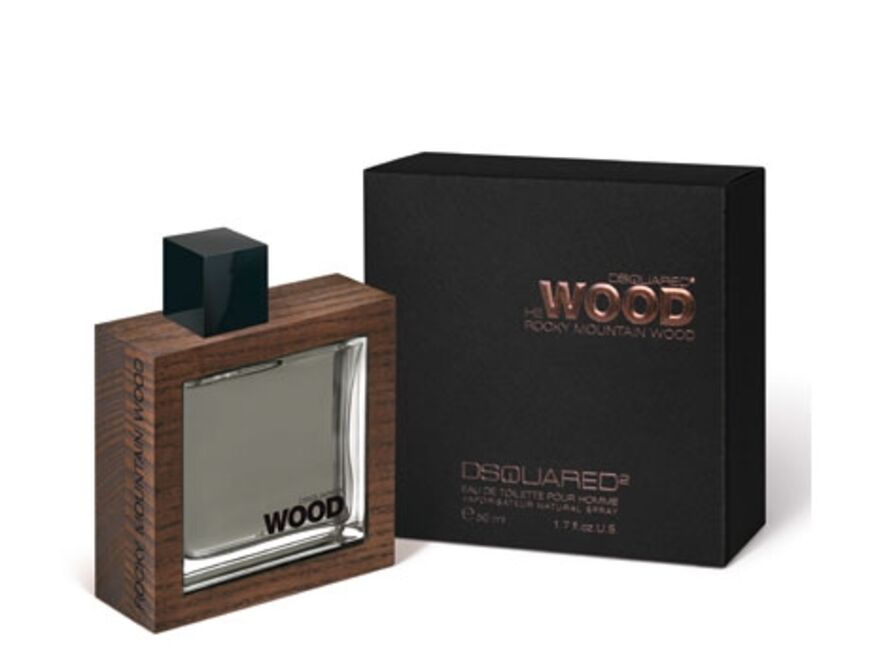 Einfach dufte: Parfum "HE WOOD" fÃ¼r MÃ¤nner von Dsquared´², ca. 55 Euro
