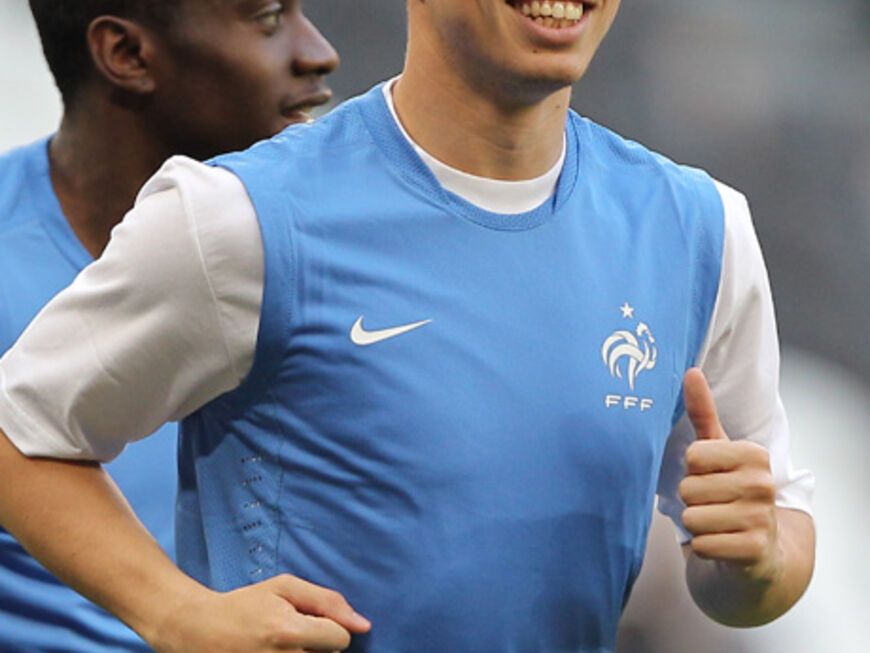 Der französische Nationalspieler Samir Nasri mag es sportlich ...