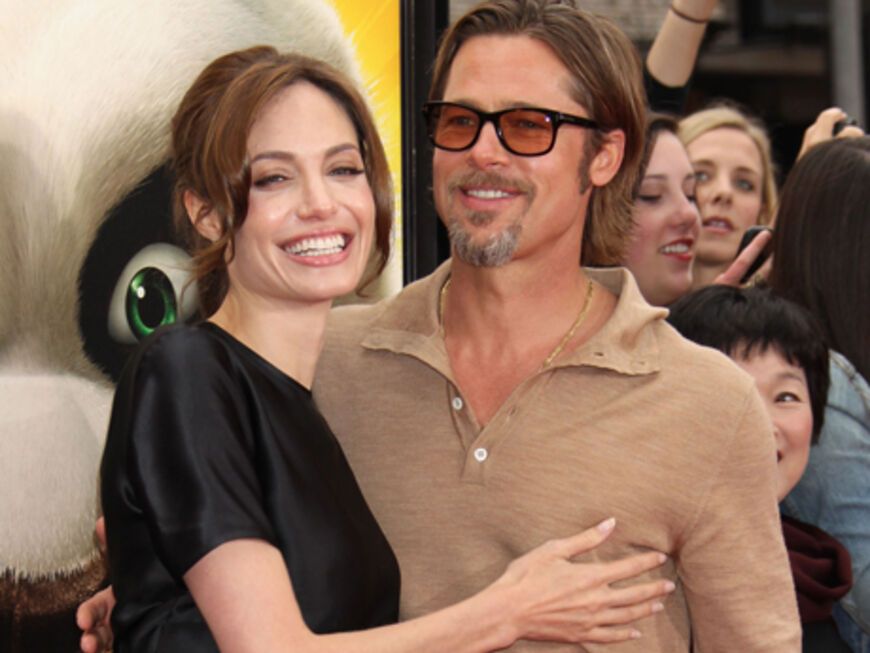 Gerade erst feierten sie die Premiere auf dem Filmfestival in Cannes - jetzt sorgten Angelina Jolie und Brad Pitt in Hollywood für Blitzlichtgewitter