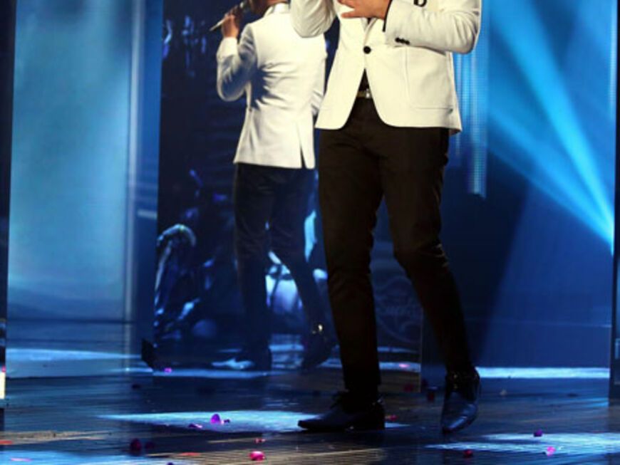 Ricardo sang 'Mirrors' von Justin Timberlake - seine Stimme passte richtig gut zu diesem Song