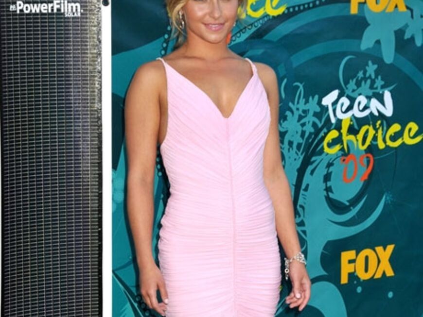 Hayden Panettiere hat für die "Teen Choice Awards" ein bezauberndes Kleid von Designer Zac Posen gewählt