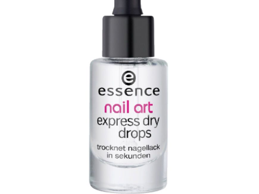 Lässt den Lack schneller trocknen „Nail Art Express Dry Drops“, ca. 2 Euro
