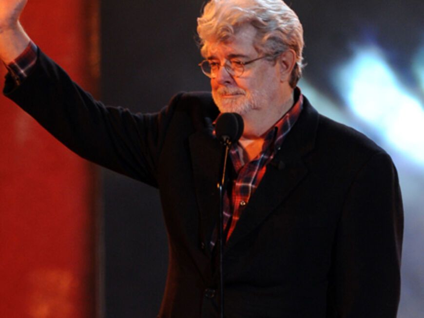 Regisseur George Lucas durfte auch einen Preis übergeben