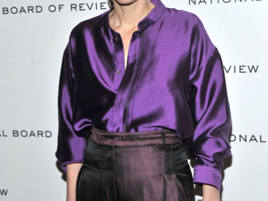 Zeigte sich ungewohnt farbenfroh: Schauspielerin Tilda Swinton