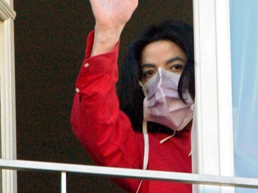 Michael und die berühmte Gesichtsmaske