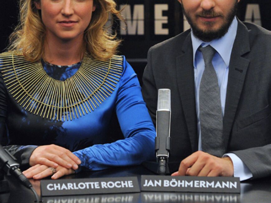 Charlotte Roche und Jan Böhmermann moderieren "Roche & Böhmermann" auf ZDFKultur