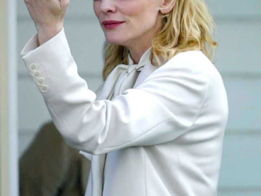 Kate Blanchett sieht man nur selten mit Brille