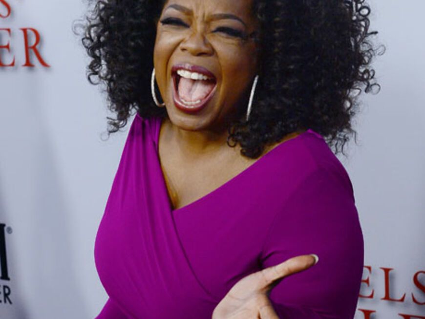Die amerikanische TV-Journalistin Oprah Winfrey ist auch eine Linksbegabte