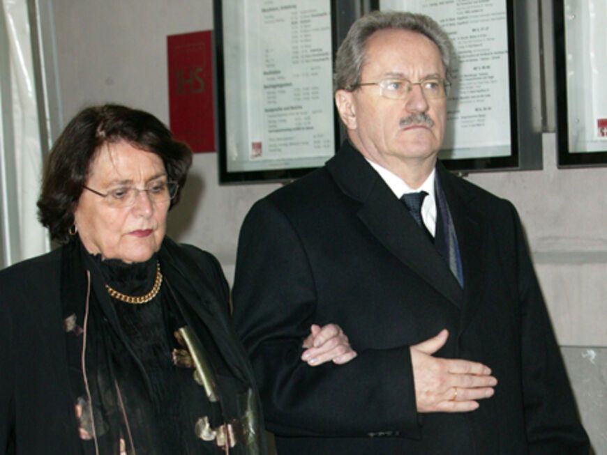 Münchens Oberbürgermeister Christian Ude mit Ehefrau Edith﻿