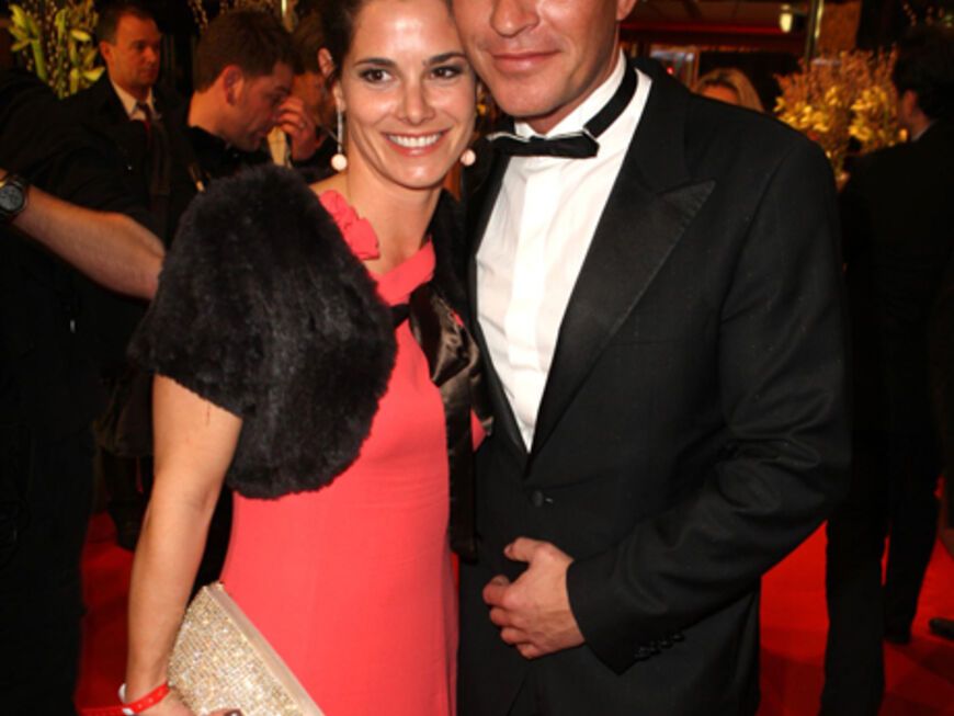 Paar-Lauf: Schauspieler Hardy Krueger Jr. brachte seine Ehefrau Katrin mit ...