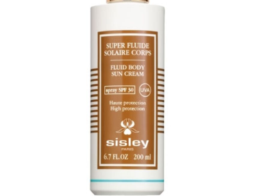 Spendet viel Feuchtigkeit "Fluid Body Sun Cream SPF 30" von Sisley, 200 ml ca. 100 Euro