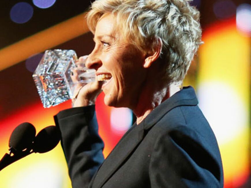 Konnte ihr Glück kaum fassen: Ellen DeGeneres wurde zum "besten Daytime-Talkshow-Host" gekürt