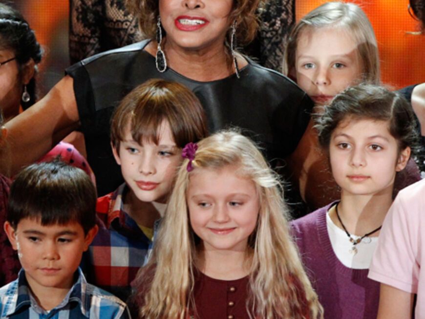 Großer Kinder-Fan: Sängerin Tina Turner performte mit den Kids