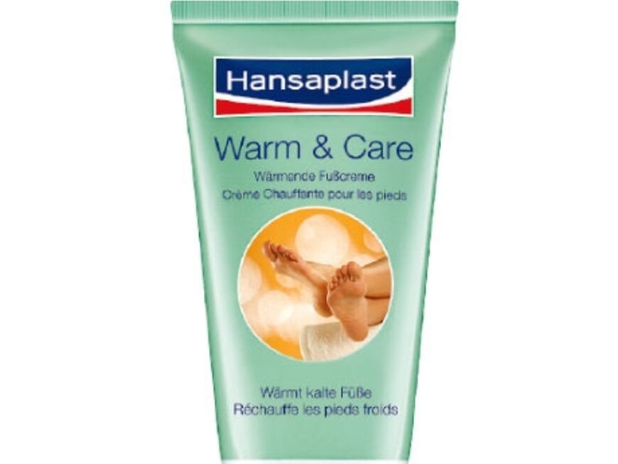 Warm & Care Wärmende Fußcreme von Hansaplast, 75 ml ca. 6 Euro