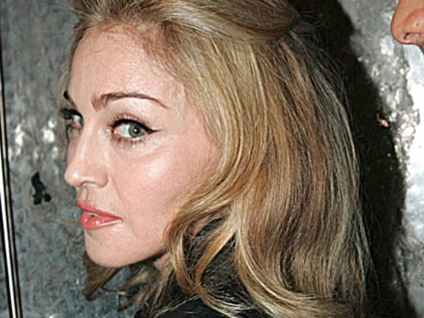 Glatt gebügelt: Madonnas Gesicht ist fast faltenfrei