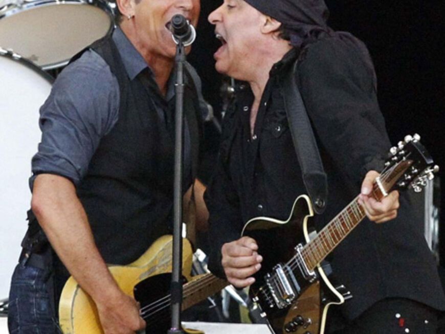 Altrocker Bruce Springsteen haut lieber in die Saiten und rockte seine Superhits
