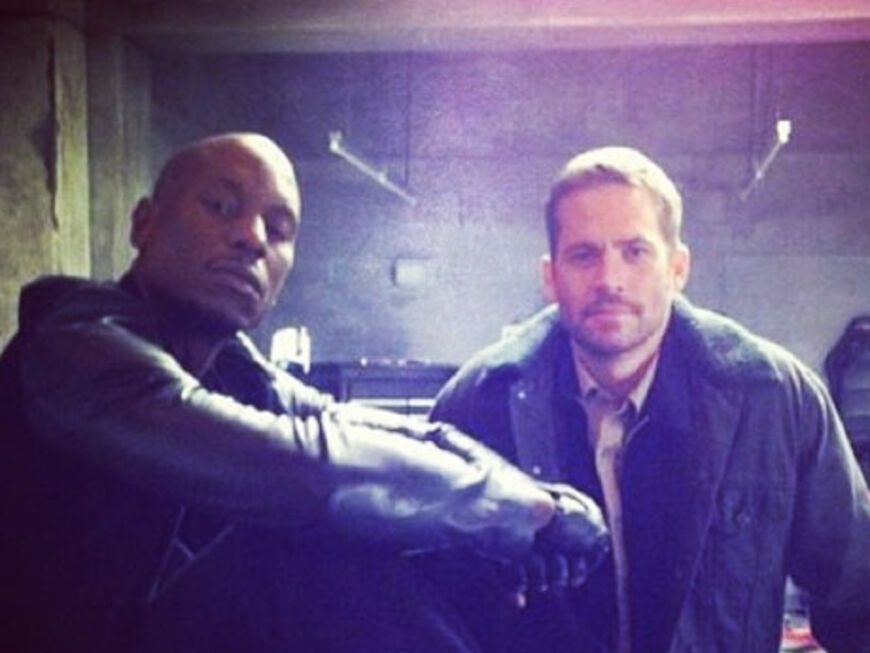 Tyrese Gibson mit seinem "The Fast and the Furious"-Kollegen Paul Walker (  40)