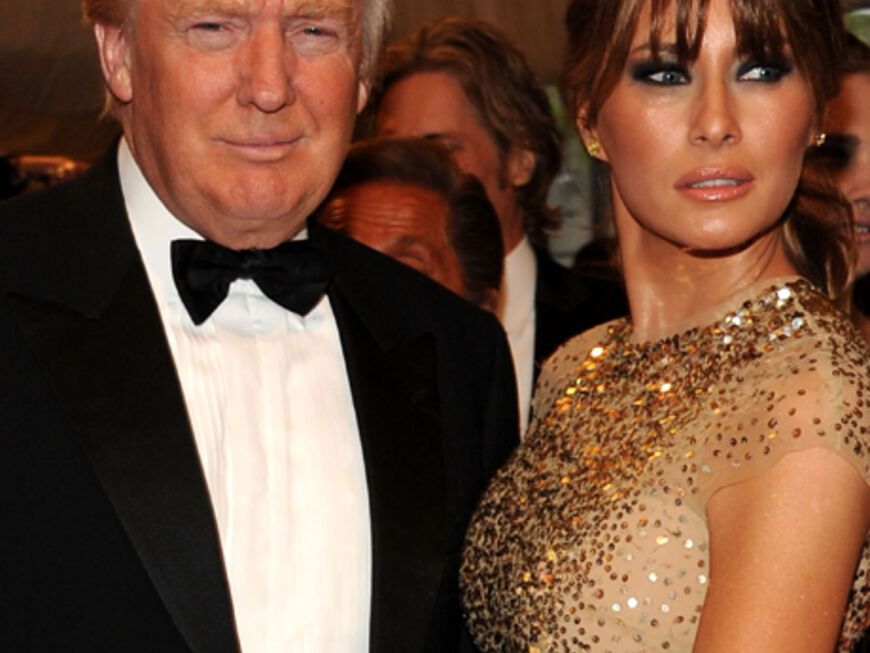 Donald Trump und Ehefrau Melania posieren für ein Foto