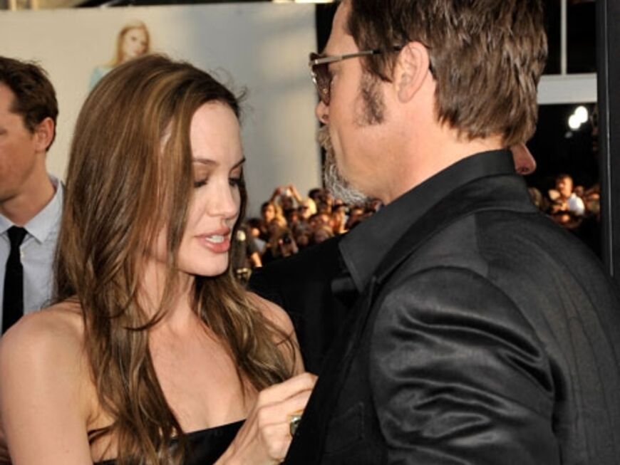 Angelina und Brad hatten nur Augen füreinander