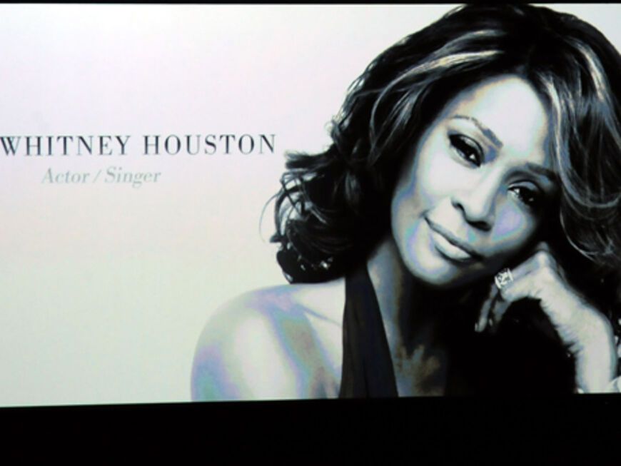 Darunter natürlich auch die kürzlich verstorbene Diva Whitney Houston