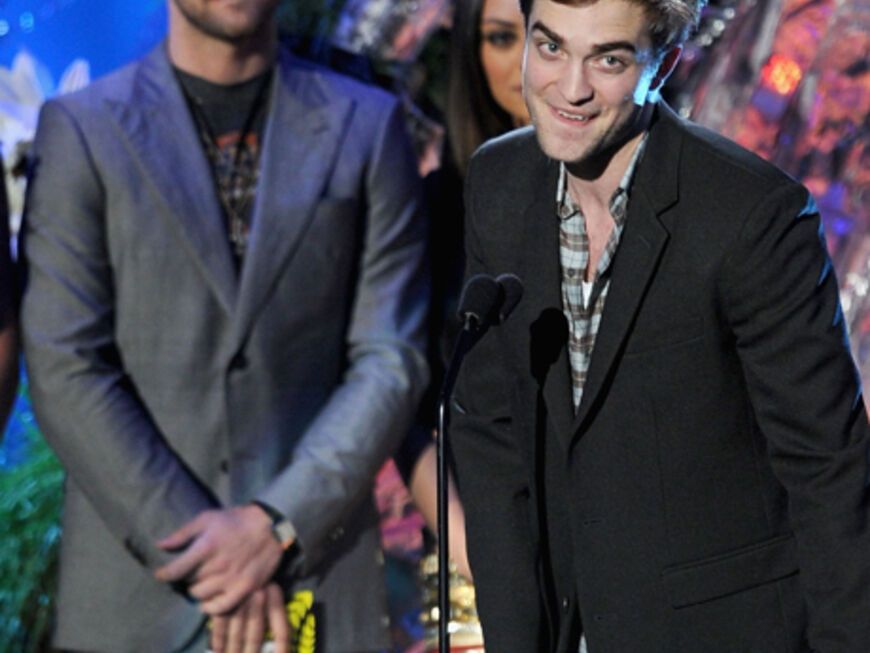 Zwei Traummänner auf einer Bühne: Justin Timberlake und Robert Pattinson