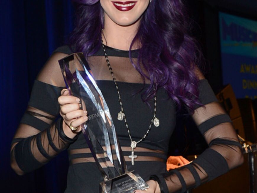Stolz wie Oskar: Katy Perry wurde mit einem der begehrten Awards ausgezeichnet